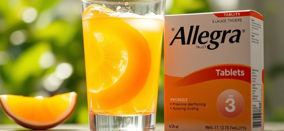 allegra and fruit juice interaction