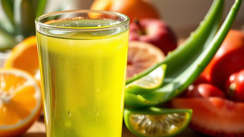 aloe vera juice benefits digestion