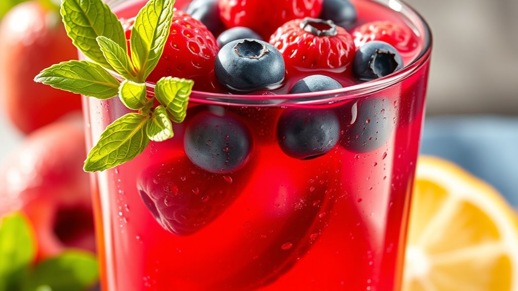 berry flavored nutrient rich elixir
