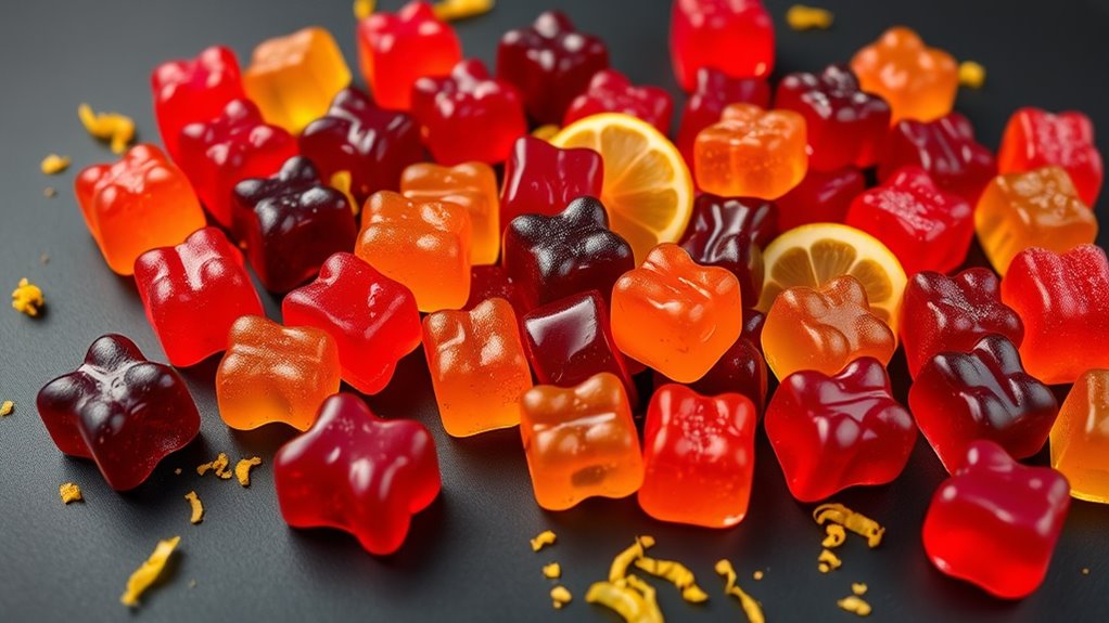 chewy fruity guilt free gummies