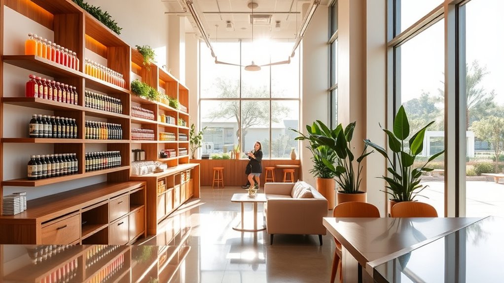 clean inviting sustainable environment