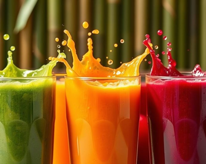 cold pressed nutrient rich juice