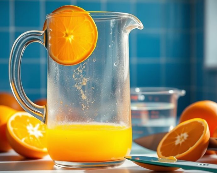 combining water with juice