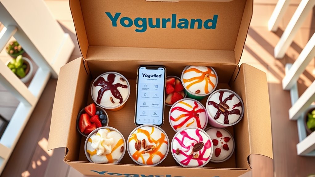 convenient frozen yogurt delivery