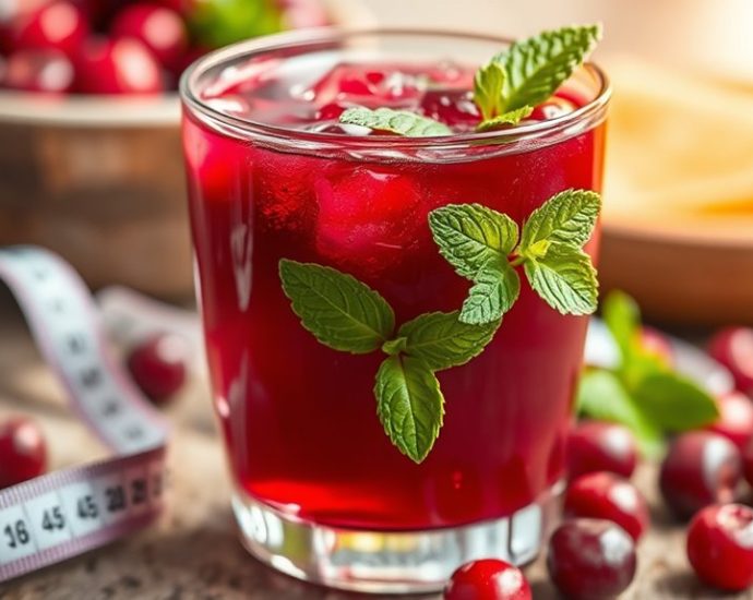 cranberry juice aids weight loss