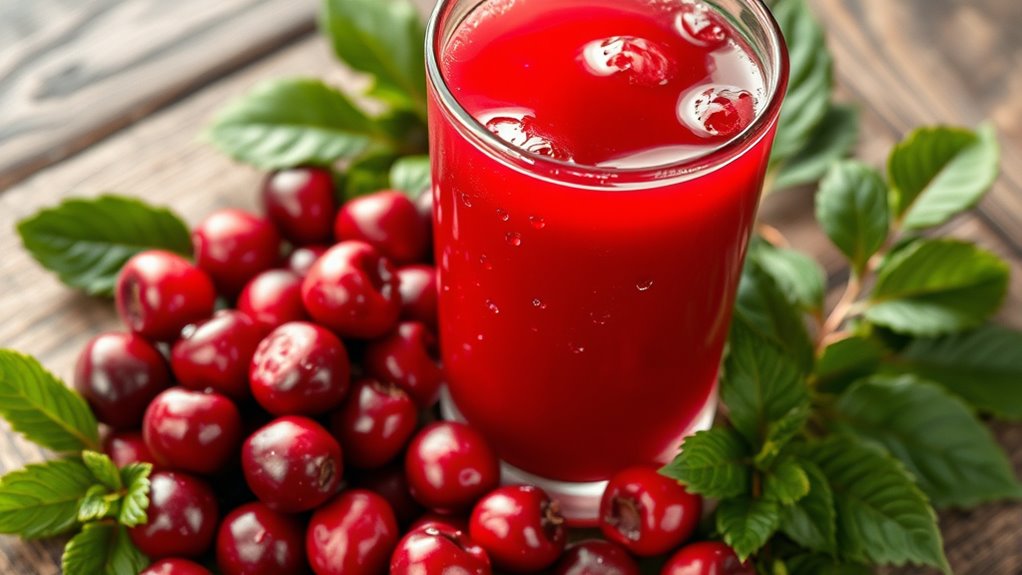 cranberry juice helps prevent utis