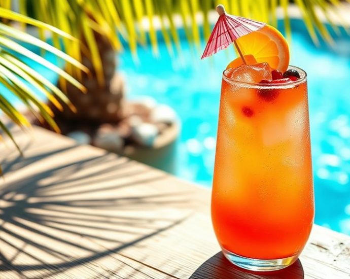 crisp refreshing summer beverages