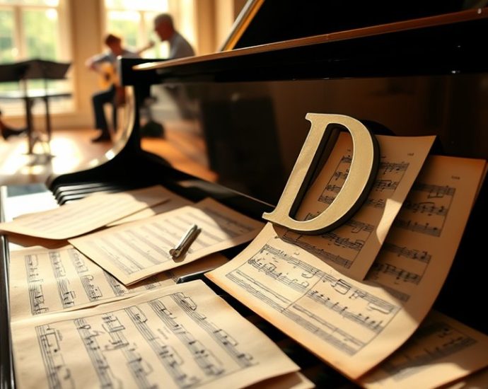 d natural pitch in music