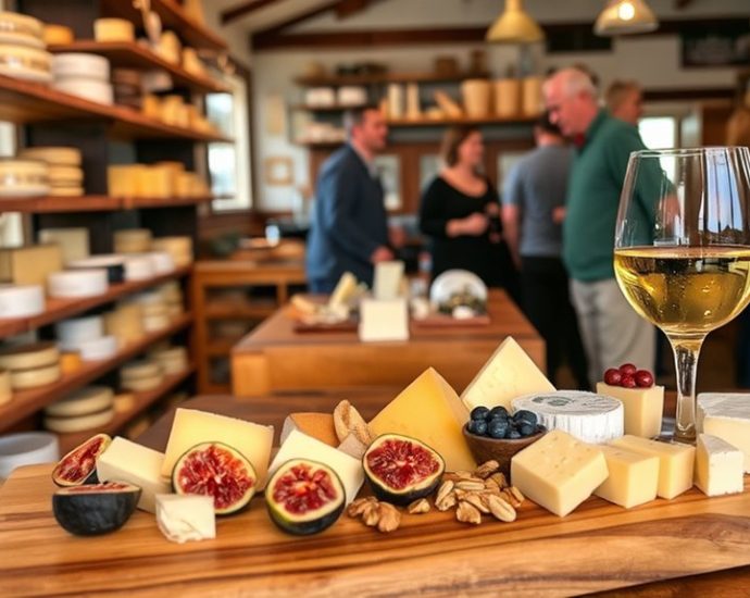 delicious cheese and ambiance