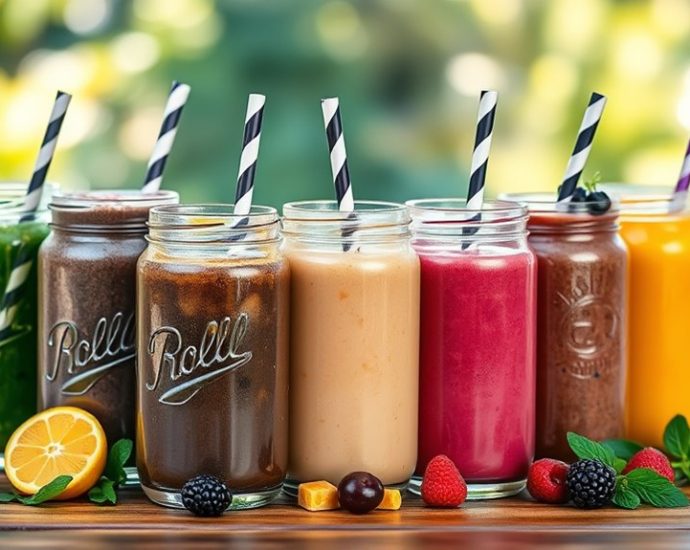 delicious smoothies at squeeze