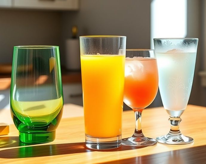 essential kitchen juice glasses