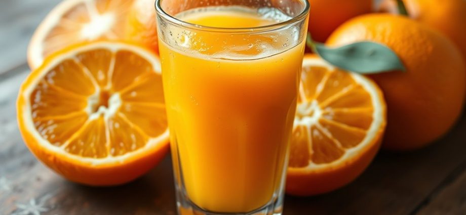 freshly squeezed citrus beverage