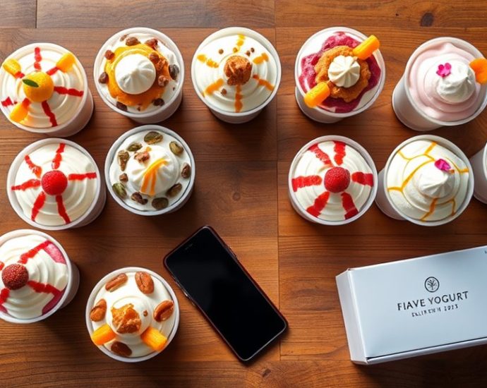 frozen yogurt delivery services