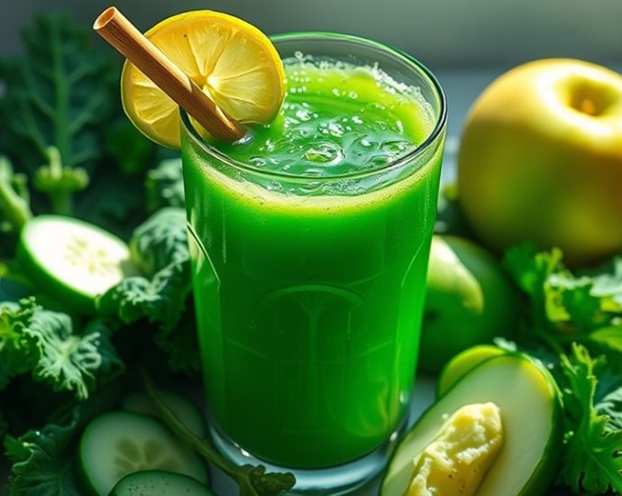 green juice calorie information