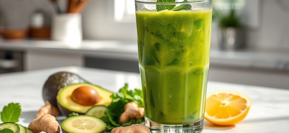 healthy green detox smoothies