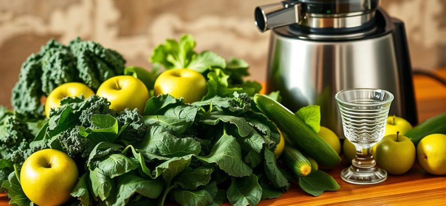 healthy homemade green juice