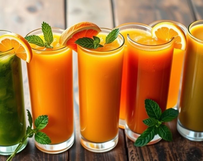 healthy juice recipes collection