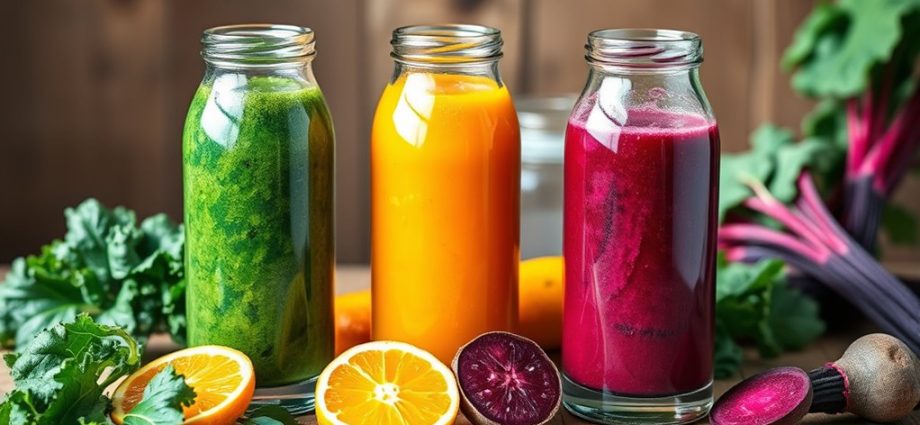 healthy nutrient boosting juices