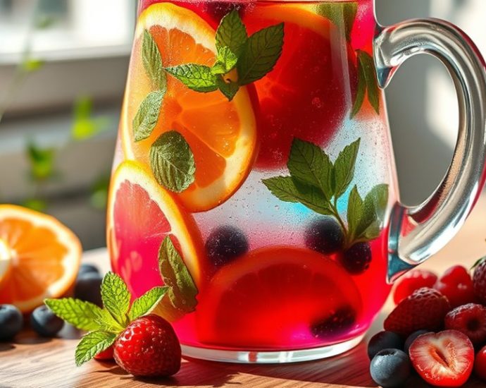 juice infused flavored water recipe