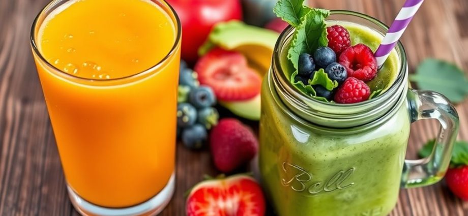 juice versus smoothies comparison