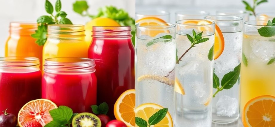 juice vs water fasting