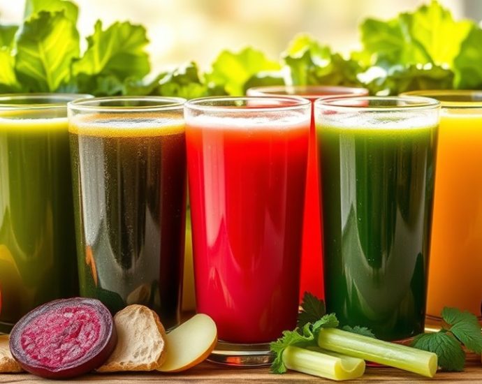 juices promoting gut health