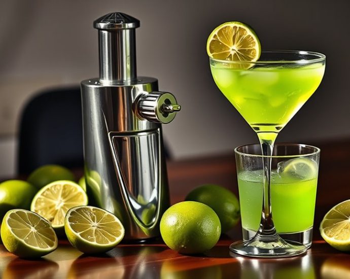 lime juicing for cocktails