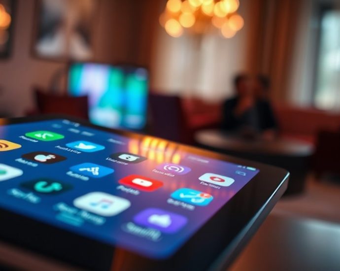 main menu options displayed