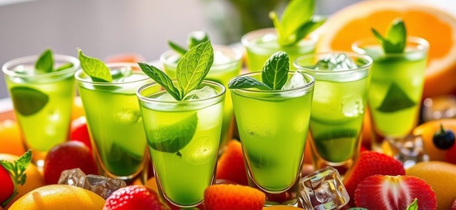 party ready green shots recipes