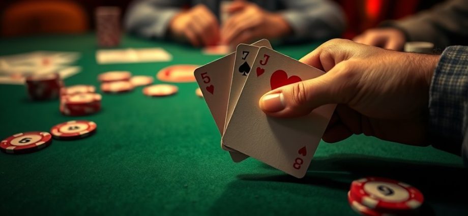 poker hand with potential
