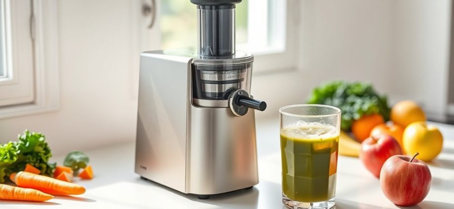 premium slow juicing machine