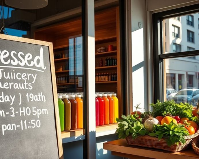 pressed juicery store hours