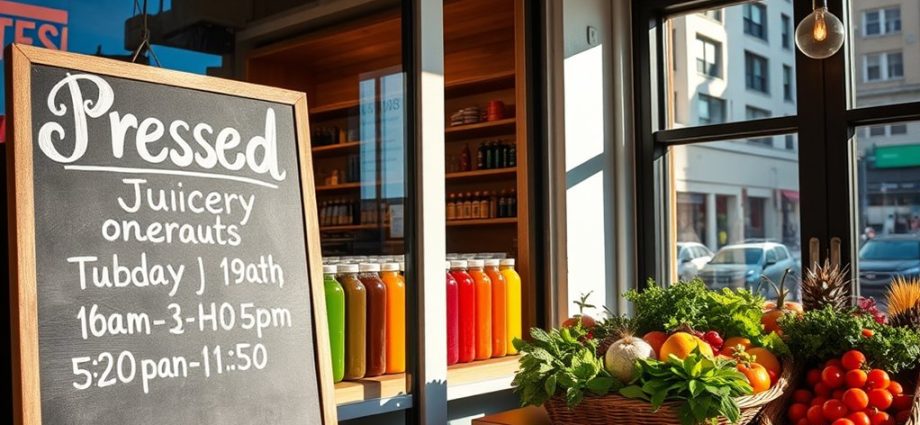 pressed juicery store hours