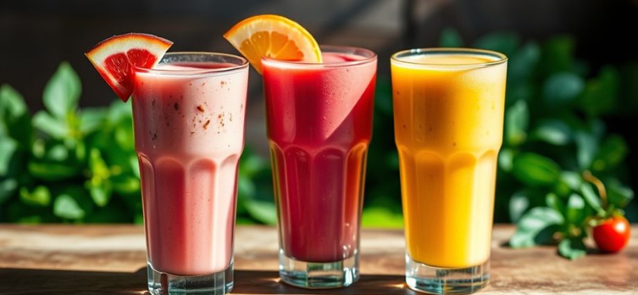 protein packed healthy beverages