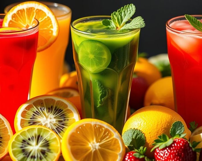 refreshing fruit juice blends