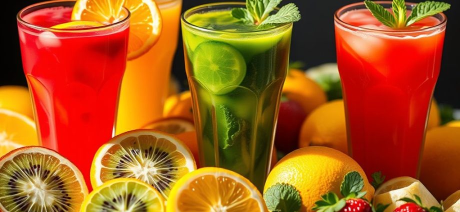 refreshing fruit juice blends