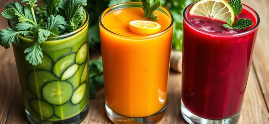 refreshing vegetable drink recipes