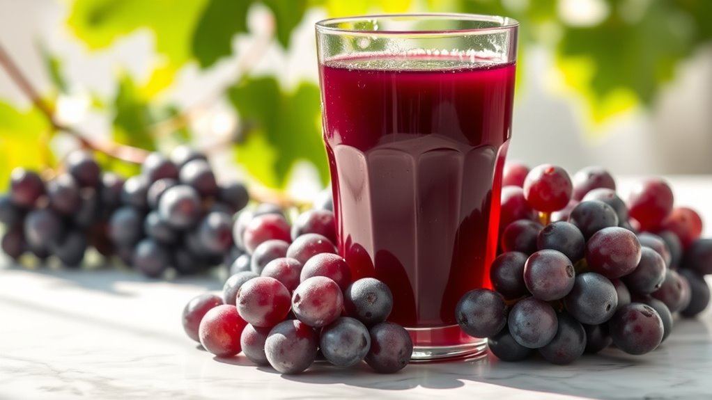resveratrol rich juice moderation