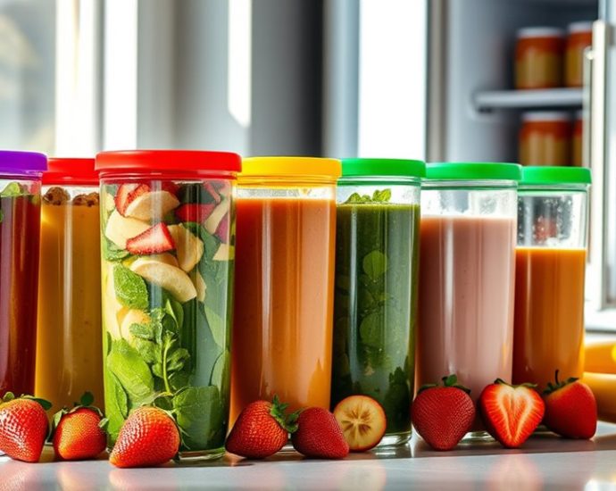 smoothie storage for freshness