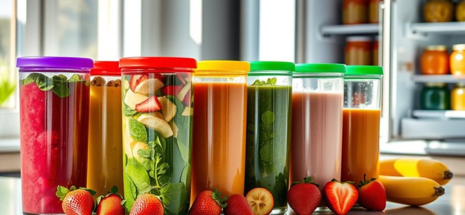 smoothie storage for freshness