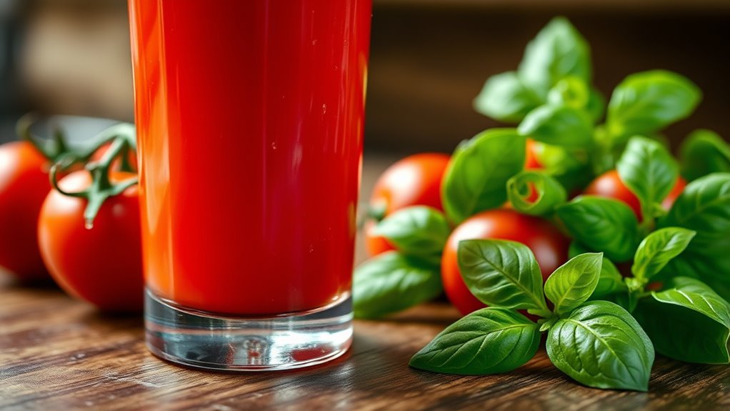 tomato juice aids weight management