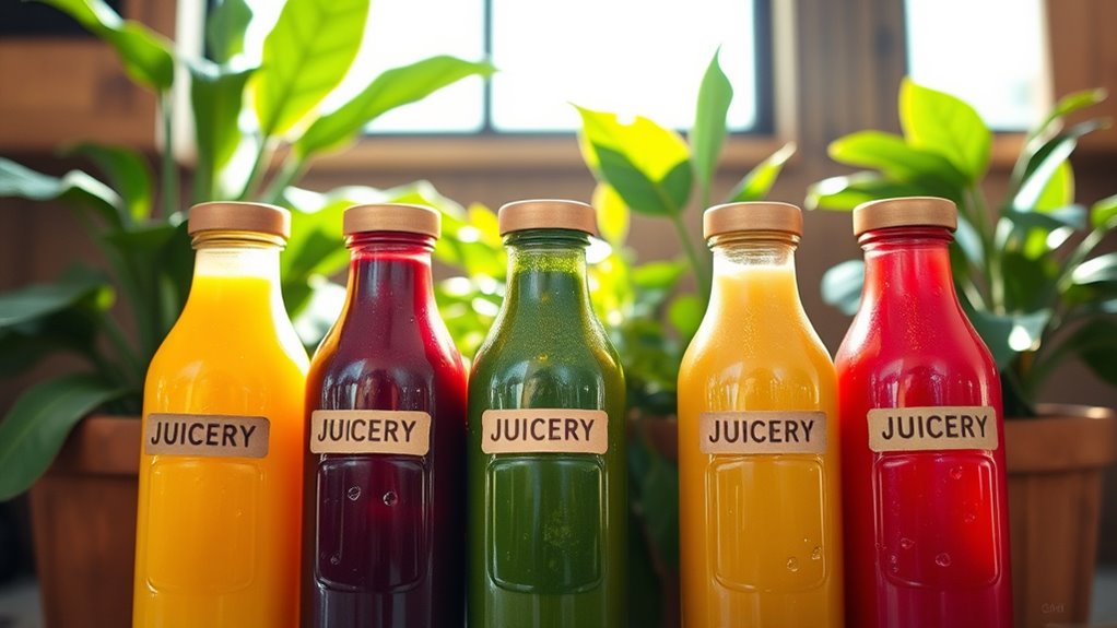 vibrant nutritious juice blend