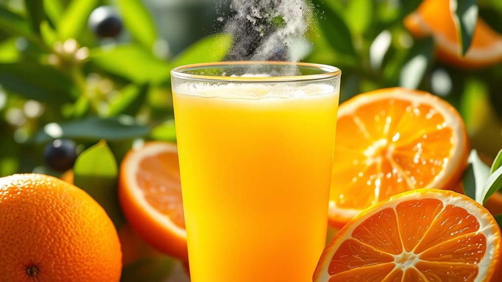 vitamin c rich orange juice
