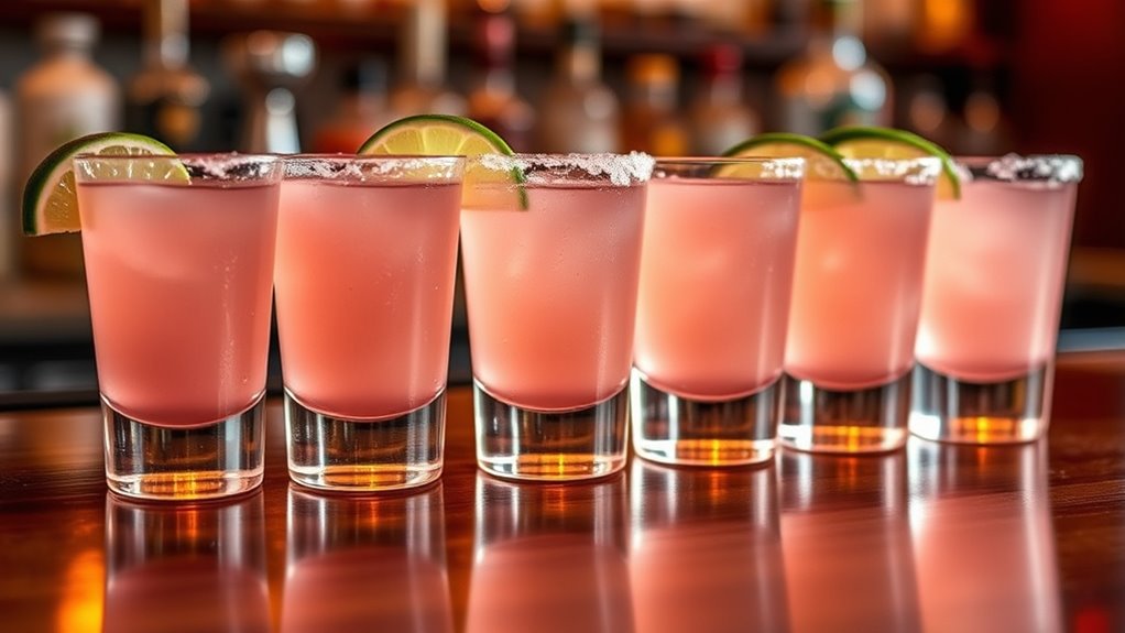 zesty grapefruit tequila shots